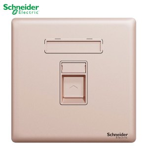 施耐德电气开关插座 珍铂金属系列温莎金色 五孔插座 三孔 电源插座 二三插86型铝合金墙壁插座 USB插座 电视电脑插座