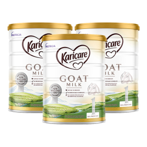 澳洲发/3罐装-澳洲新西兰可瑞康(karicare)婴幼儿宝宝羊奶粉1段900g/罐装0-6个月进口婴幼儿效期26.9