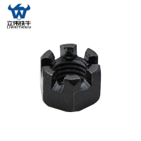 立伟铁牛六角开槽螺母 M20/个