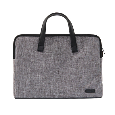 齐心 ZA0008 商务公文包 手提 纵横灰 单个装