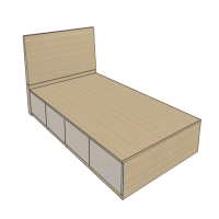 单人床 2000*1200*1100mm