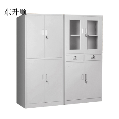 东升顺钢制文件柜资料柜档案柜财务凭证柜带锁储物柜铁皮柜书柜档案柜