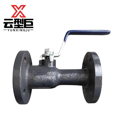 云型巨 铸铁法兰排污球阀QJ41S-16 DN100 个