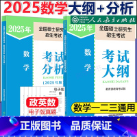 2025数学[一二三]大纲+考试分析 [正版] 人教版2025全国硕士研究生入学考试 数学考试大纲 2026考