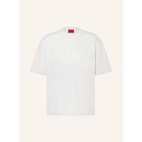 Hugo Boss直筒圆领男士短袖T恤胸前品牌字样简约夏装