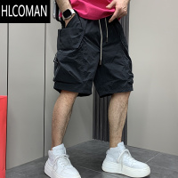 HLCOMAN2025夏季美式工装短裤男宽松潮流大口袋痞帅五分裤透气速干休闲裤