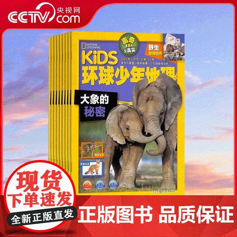 [央视网]2025年订阅 环球少年地理杂志 全年12期 青少儿6-12岁儿童科普百科期刊 ZY