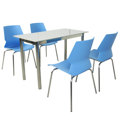 广亿隆不锈钢餐桌椅组合