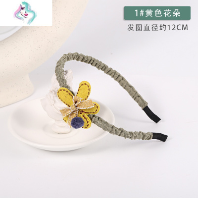 儿童发箍女防滑压发头饰女童头箍韩国公主发卡甜美学生不伤发发饰你那么美16#粉色小熊发夹