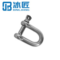 冰匠 304不锈钢D型卸扣马蹄卸扣 个