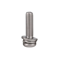 绝顺寰宇 十字槽半圆头螺丝组件 M6*25mm 个
