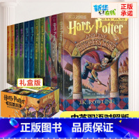 [礼盒装]哈利波特1-7部11册(送礼优选) [正版]中英双语版哈利波特书全套英汉对照版7部11册英语原版原著JK罗琳魔