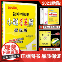2023年秋新版恩波教育初中英语小题狂做八年级上册物理苏科版提优版8年级上册初二上中学教辅练习册同步教材基础提优训练含答