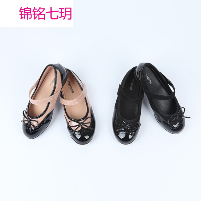 锦铭七玥6韩版公主女童单鞋18新春童鞋中大童田园公主鞋