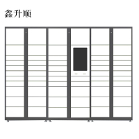 鑫升顺智能快递柜小区快递自提柜派件柜室外寄存柜信报箱储物柜一主两幅61格