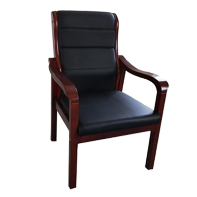 湘渭简约现代椅子办公椅会议椅实木耳朵椅