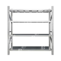 居将 JJ4012904 不锈钢货架201材质四层仓储货架 150*60*200cm/300kg主架