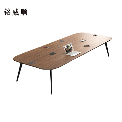 MINGWEISHUN铭威顺会议桌工作桌培训桌小型洽谈桌长1.8米宽0.9米[工厂现做 7天内发货]