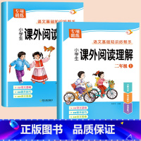[上册+下册/全2册]课外阅读理解 小学二年级 [正版]二年级课外阅读理解专项训练书上册下册人教版小学2年级语文同步练习