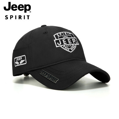JEEP SPIRIT吉普帽子男街头百搭情侣款四季鸭舌帽棒球帽A0611