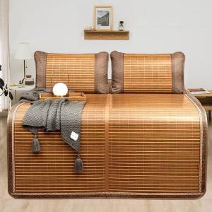家柏饰(CORATED)1.2米竹席凉席 双面席折叠竹藤加厚凉席空调席子(不含枕套 杭州双面席 1.2m（4英尺）床