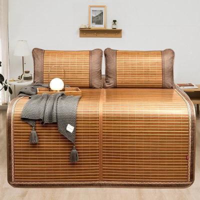 家柏饰(CORATED)1.2米竹席凉席 双面席折叠竹藤加厚凉席空调席子(不含枕套
