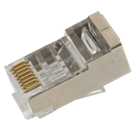 柯菲林(kevolin)FT-R45T6E RJ45超六类屏蔽水晶头 (50颗/盒)