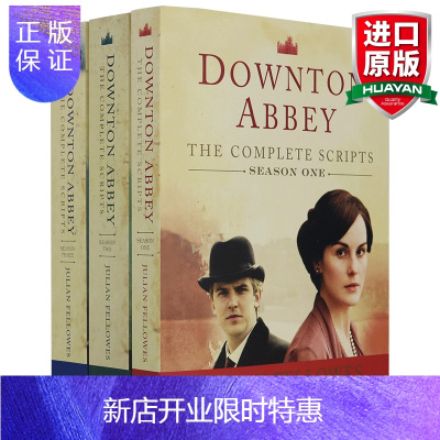 惠典正版英文原版英剧唐顿庄园剧本全集DowntonAbbeyScriptBook1-3套装
