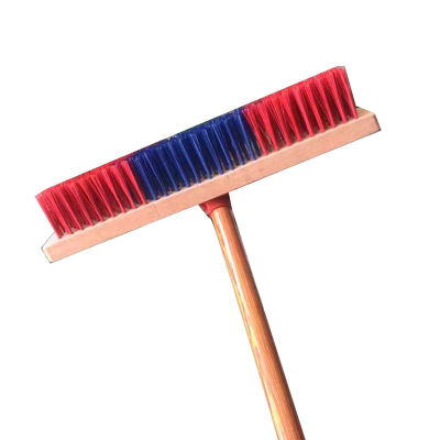 欧明净 长柄木质地刷 30cm 把