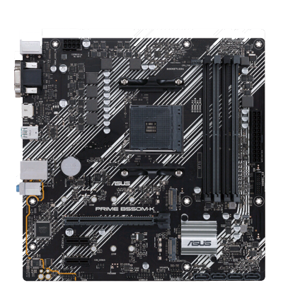 华硕(asus)prime b550m-k主板 支持 cpu 3600x/3700x/3800x