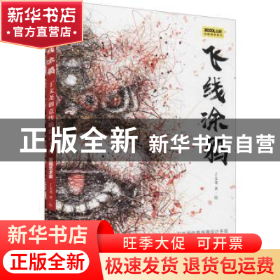 正版 飞线涂鸦(丁文尧创意线描设计手绘发现艺术家) 丁文尧 人民