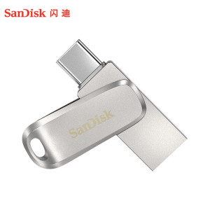闪迪(SanDisk) 512GB Type-C USB3.2 手机电脑U盘DDC4 读速400MB/s全金属双用优盘