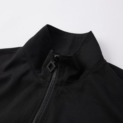 [1件5折价:159.5]美特斯邦威夹克女百搭时尚休闲拼色立领宽松运动女士外套