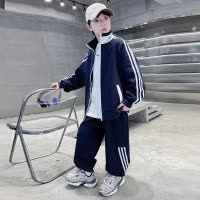 男童春装套装新款春季运动男孩炸街帅气两件套中大儿童春秋款