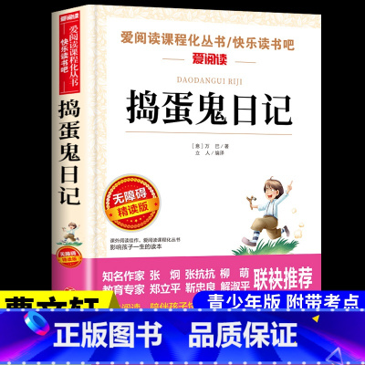 捣蛋鬼日记 [正版]爱阅读 捣蛋鬼日记 中小学生青少年课外书小学五六七八年级课外阅读书中学生世界名著初中生书9