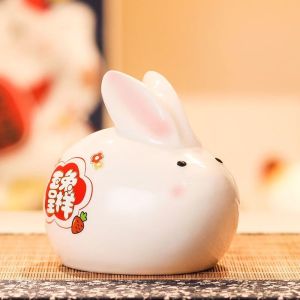 维诺亚十二生肖陶瓷存钱罐可爱高颜值储蓄罐送孩子礼物只进不出