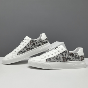 真皮板鞋男款潮流百搭欧洲站高端免系带小白鞋轻奢一脚蹬懒人鞋男