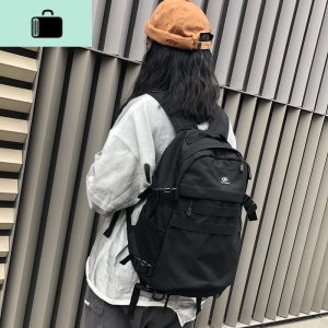 韩版高中初中生书包新款女大容量旅行背包大学生双肩包男潮NEW LAKE