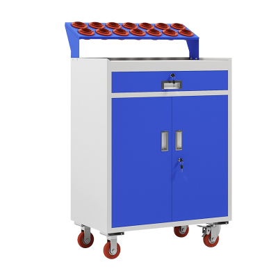 易企采 重型加厚刀具柜 车间用多功能带抽移动工具车五金汽修铁皮储物柜工具箱车