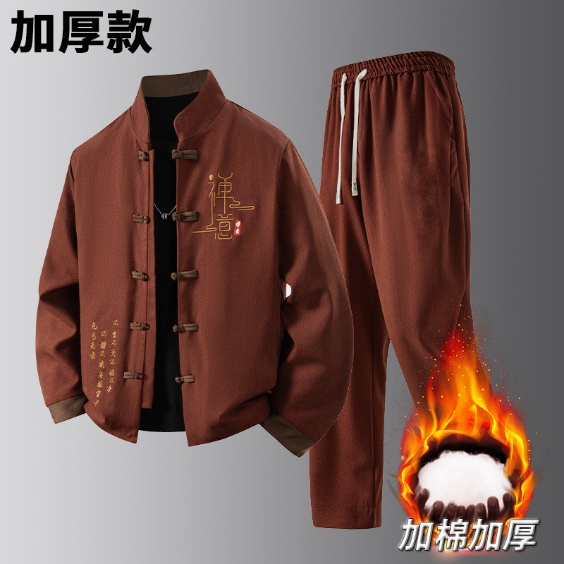 2025年中国风春秋季男款经典时尚潮流百搭休闲长裤柔软耐磨男