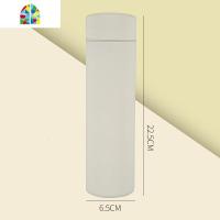 保温杯女简约304不锈钢男马卡龙潮流水杯子学生韩国清新可爱定制 FENGHOU 米白色