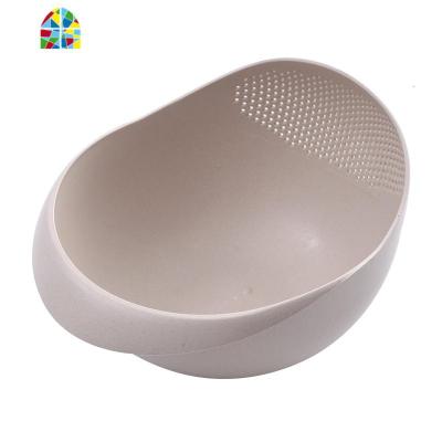 洗米淘米勺沥水器冼菜洗菜盆水果篮洗米小工 FENGHOU 小号北欧咖洗菜篮洗菜篮