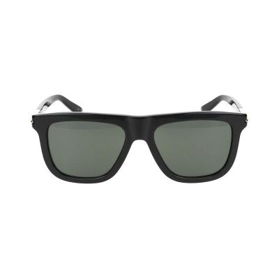 古驰(GUCCI)男士醋酸纤维太阳镜时尚百搭防紫外线Gucci风格休闲潮 黑色