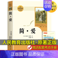 九下 简爱 [正版]礼盒装 初中必读名著十二本 人教版原著课外阅读书籍朝花夕拾西游记红星照耀中国昆虫记水浒传七八九年级上