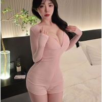 长夜漫漫情趣内衣性感纯欲辣妹连体衣性感修身连体衣瑜伽服女1444