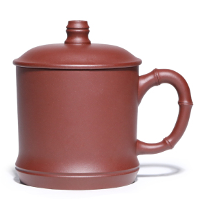 金镶玉蒋旭东老师手工制作 宜兴原矿紫砂杯 带过滤茶水分离茶杯礼盒装