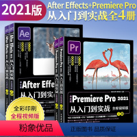 [正版]pr教程书籍+ae教程书籍 共4册 中文版Premiere Pro2021从入门到实战 After Effec