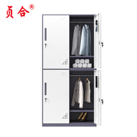 贞合 灰白四门更衣柜 1850*900*500MM 台