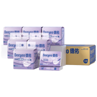 德佑乳霜纸 抽纸 60抽*5包/提*6提/箱