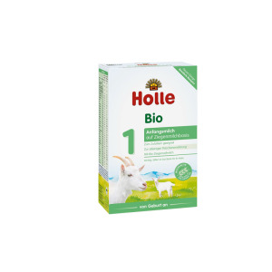 [德国直邮免邮包税4盒]德国Holle凯莉泓乐BIO婴幼儿有机羊奶粉1段400g 0-6个月